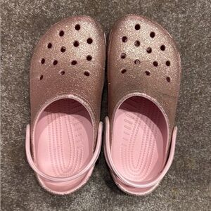 Kids Crocs Classic Glitter Clog